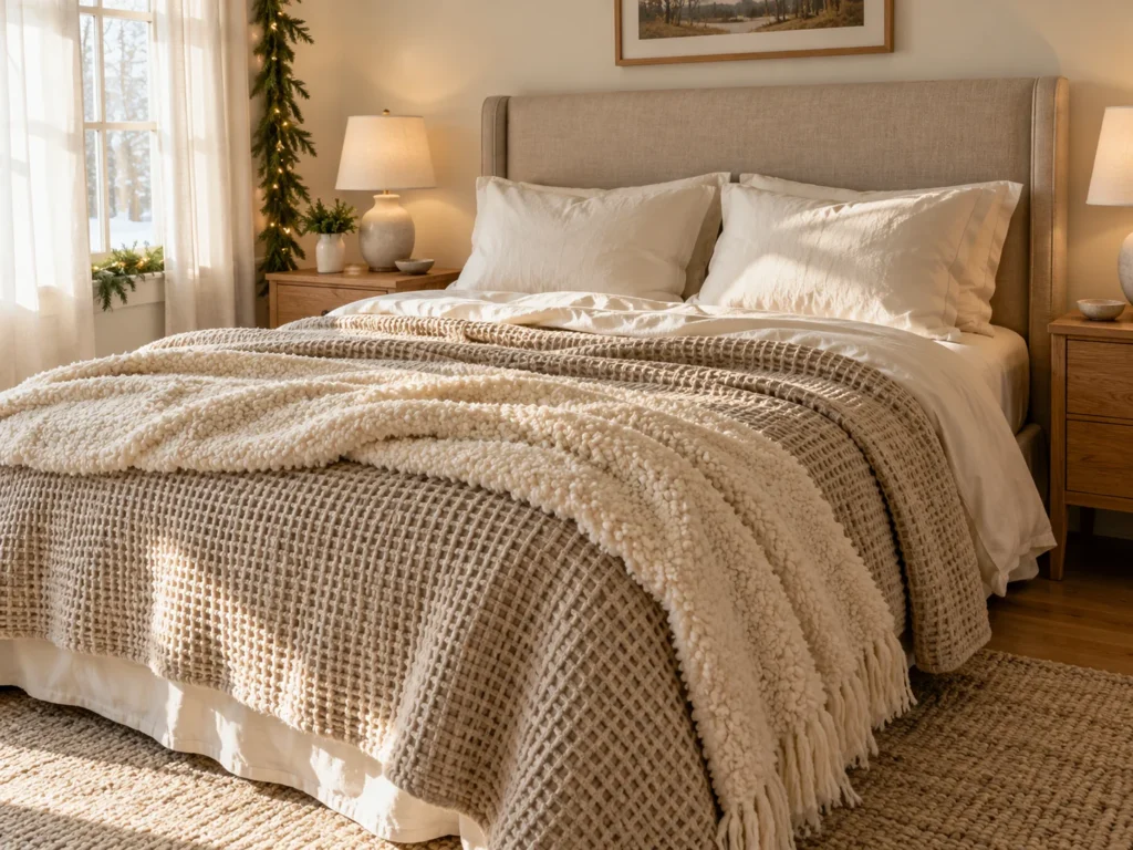Waffle & Bouclé Layering